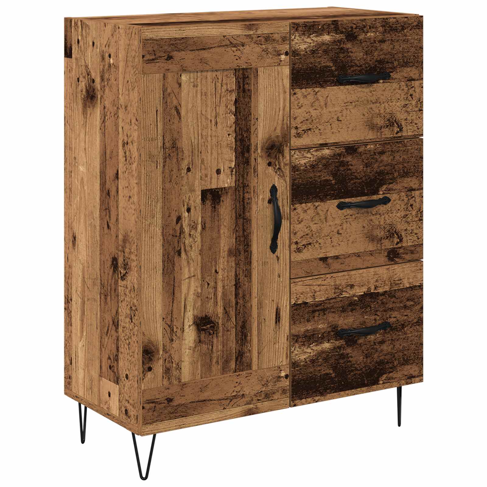 Buffet Bois ancien 69,5 x 34 x 90 cm Bois d’ingénierie - XIOS