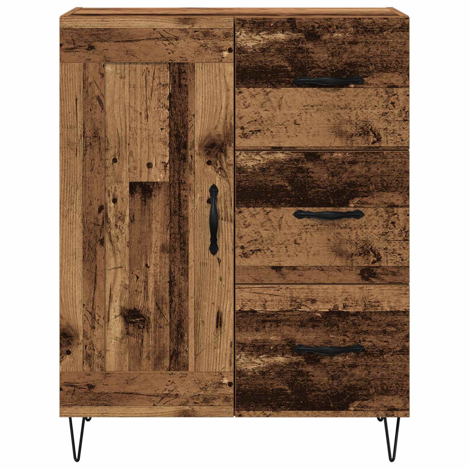 Buffet Bois ancien 69,5 x 34 x 90 cm Bois d’ingénierie - XIOS