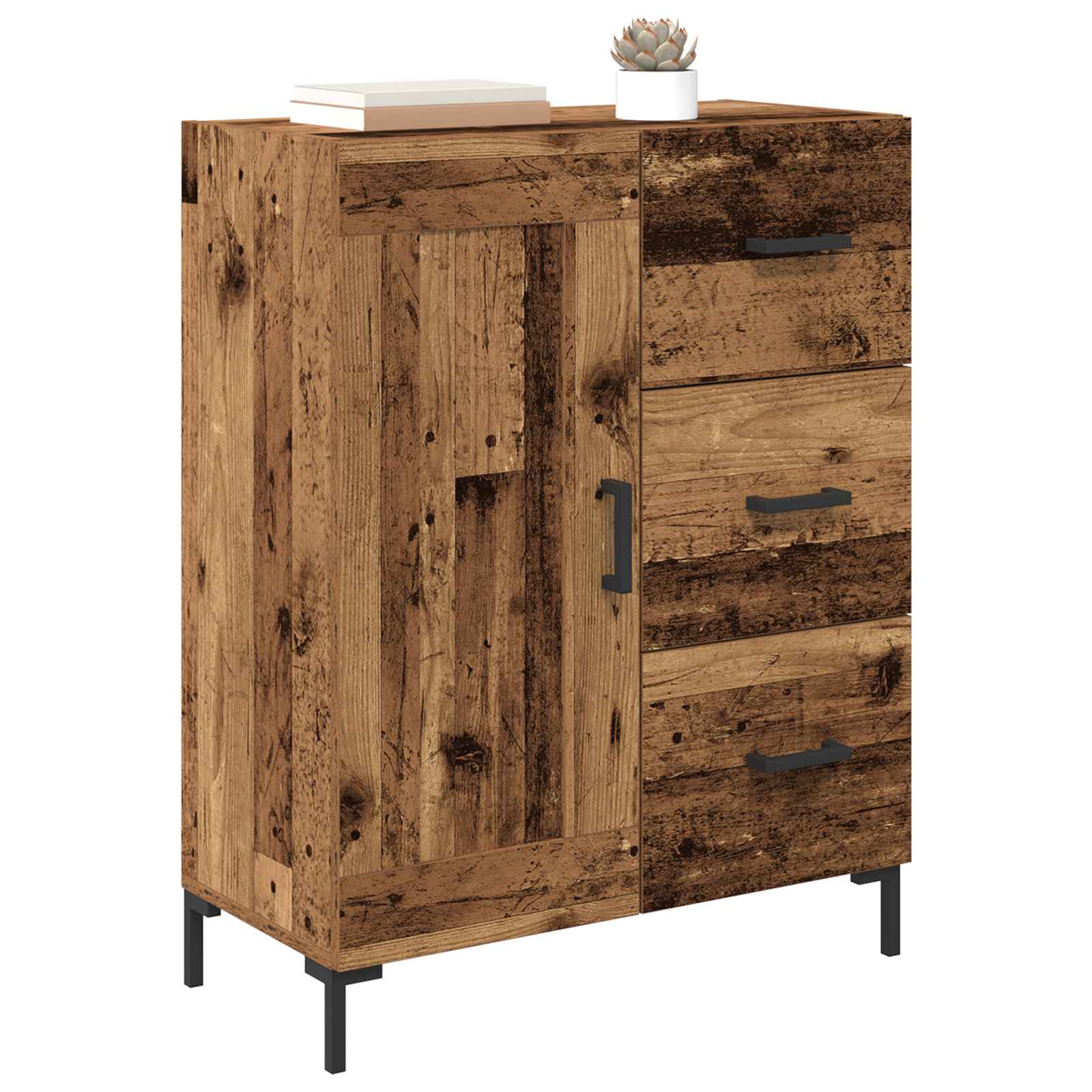 Buffet Bois ancien 69,5 x 34 x 90 cm Bois d'ingénierie