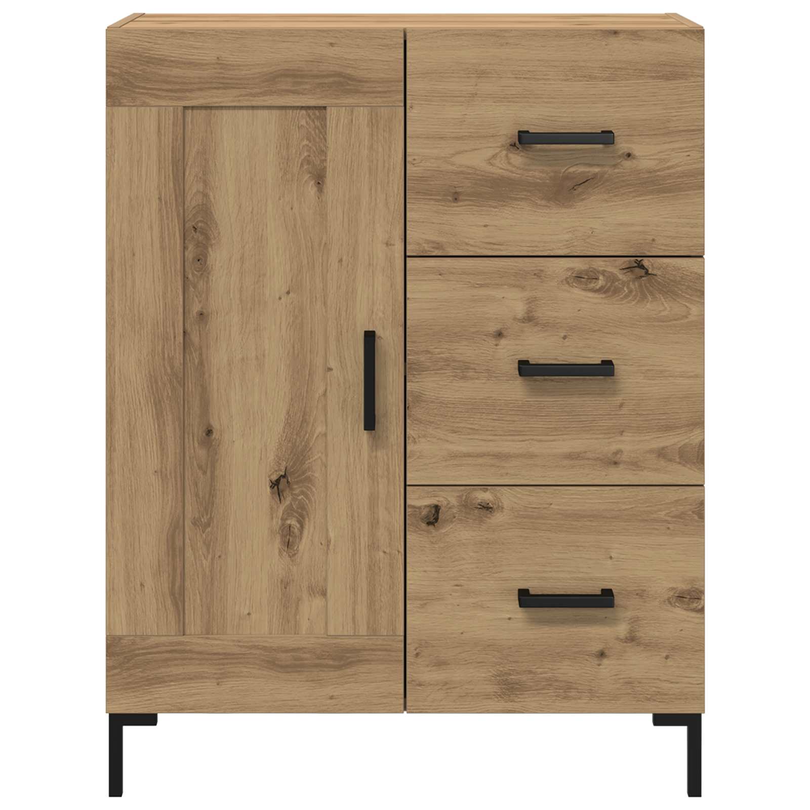 Buffet chêne artisanal 69,5 x 34 x 90 cm Bois d'ingénierie