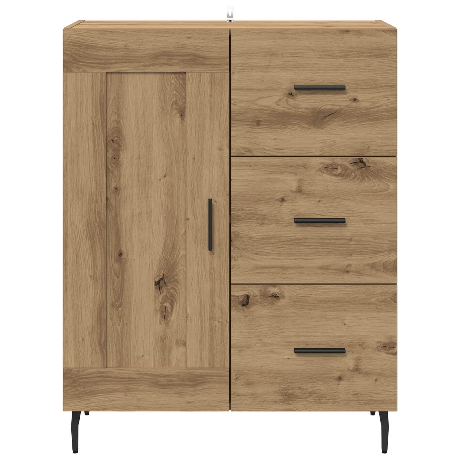 Buffet avec tiroir Chêne artisanal 69,5 x 34 x 90 cm - XIOS