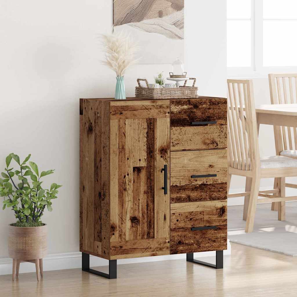 Buffet Bois Ancien 69,5 x 34 x 90 cm Bois d'ingénierie et fer - XIOS