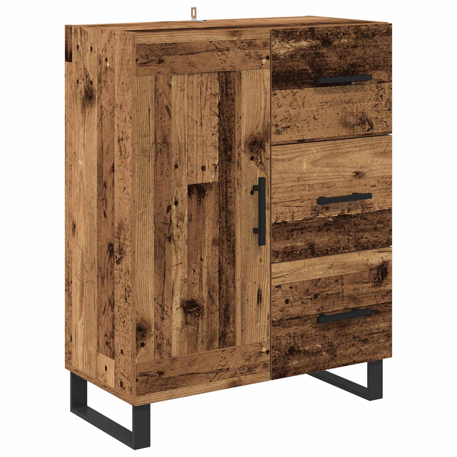 Buffet Bois Ancien 69,5 x 34 x 90 cm Bois d'ingénierie et fer - XIOS