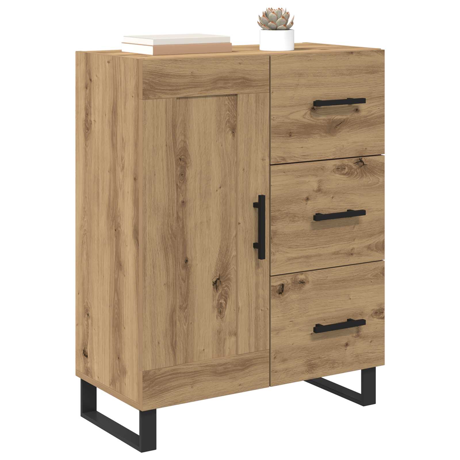 Buffet Chêne artisanal 69,5 x 34 x 90 cm - XIOS
