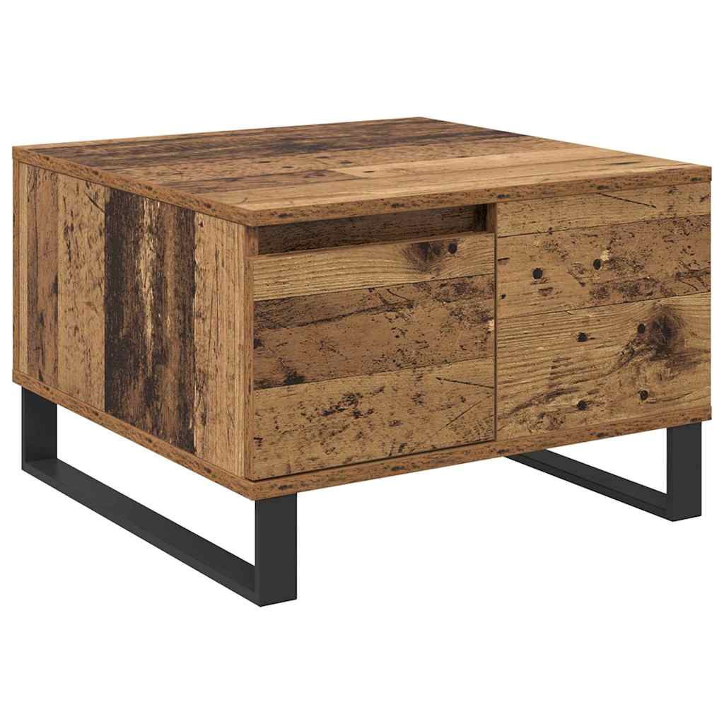 Table basse Bois Ancien 55 x 55 x 36,5 cm Bois d'ingénierie - XIOS