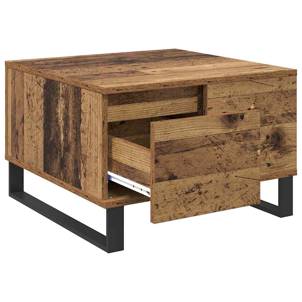 Table basse Bois Ancien 55 x 55 x 36,5 cm Bois d'ingénierie - XIOS