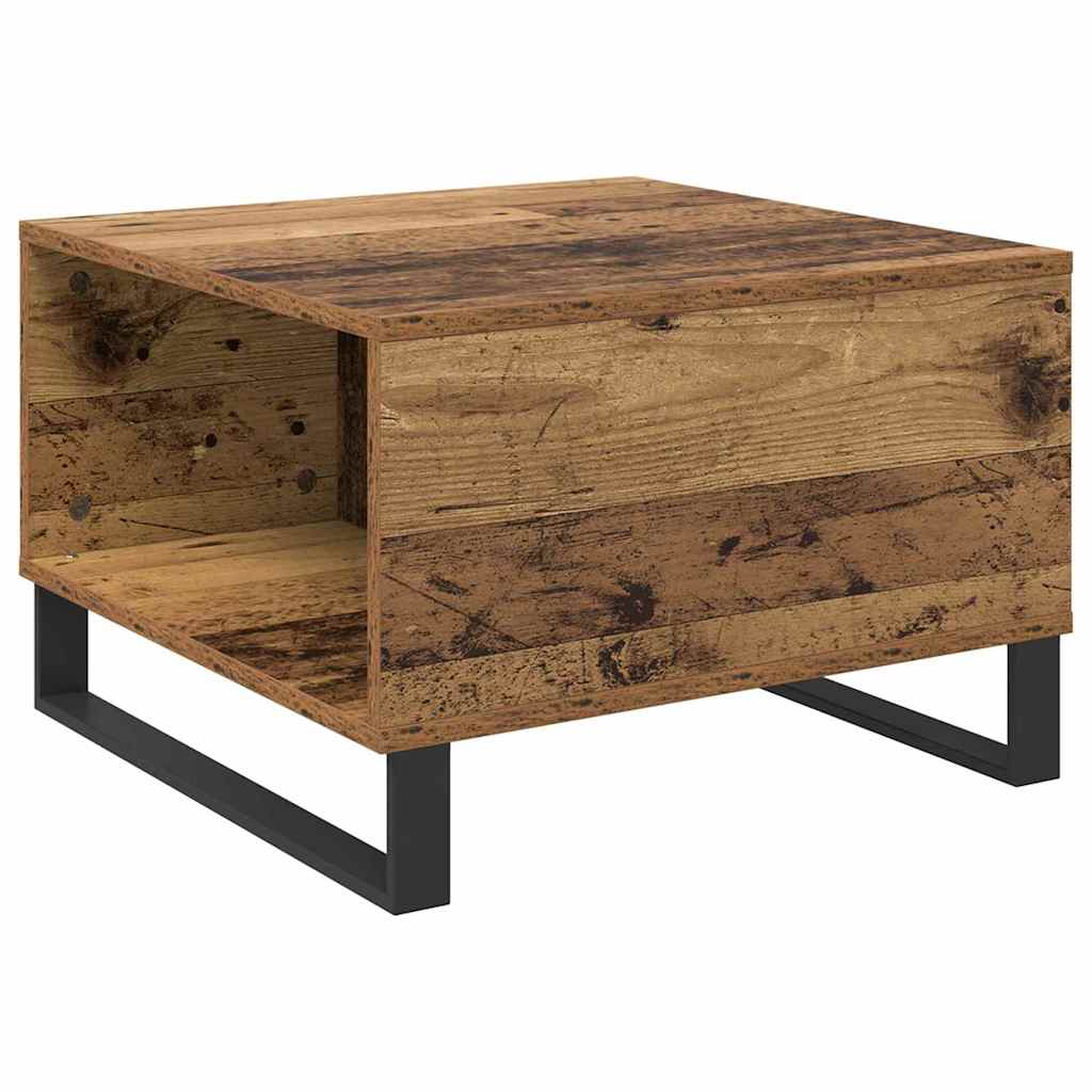 Table basse Bois Ancien 55 x 55 x 36,5 cm Bois d'ingénierie - XIOS