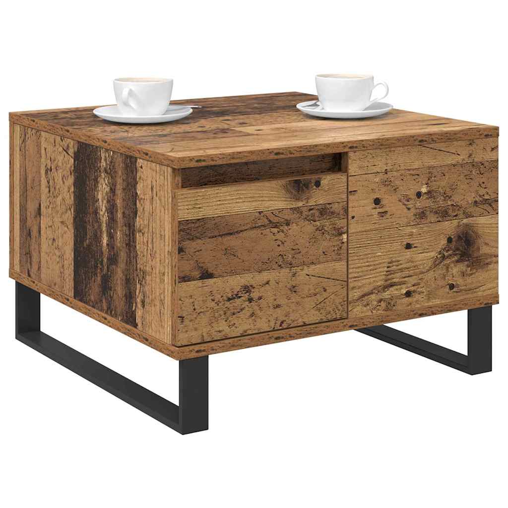 Table basse Bois Ancien 55 x 55 x 36,5 cm Bois d'ingénierie - XIOS