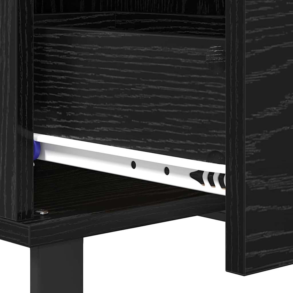 Table basse Chêne noir 55 x 55 x 36.5 cm Bois d'ingénierie - XIOS