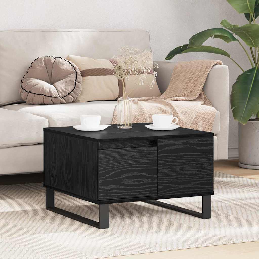 Table basse Chêne noir 55 x 55 x 36,5 cm Bois d'ingénierie - XIOS