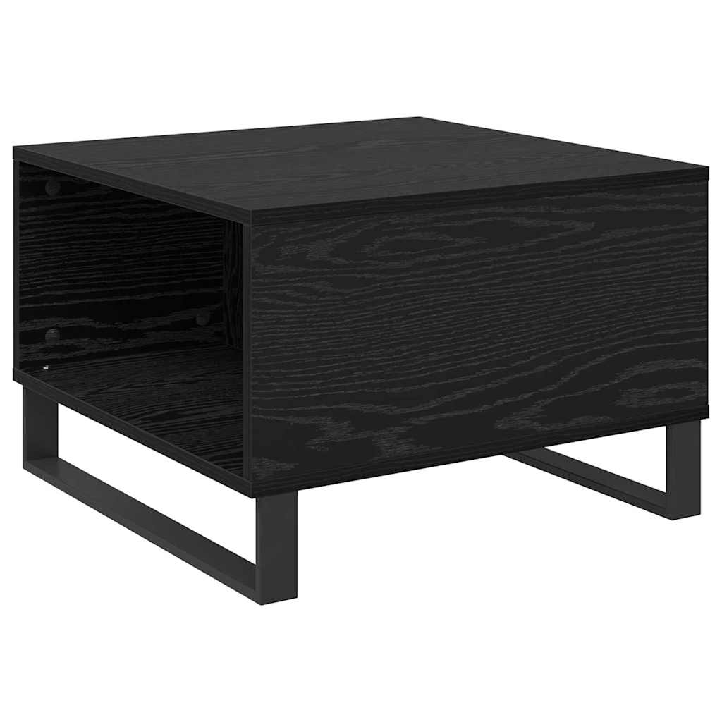 Table basse Chêne noir 55 x 55 x 36.5 cm Bois d'ingénierie - XIOS
