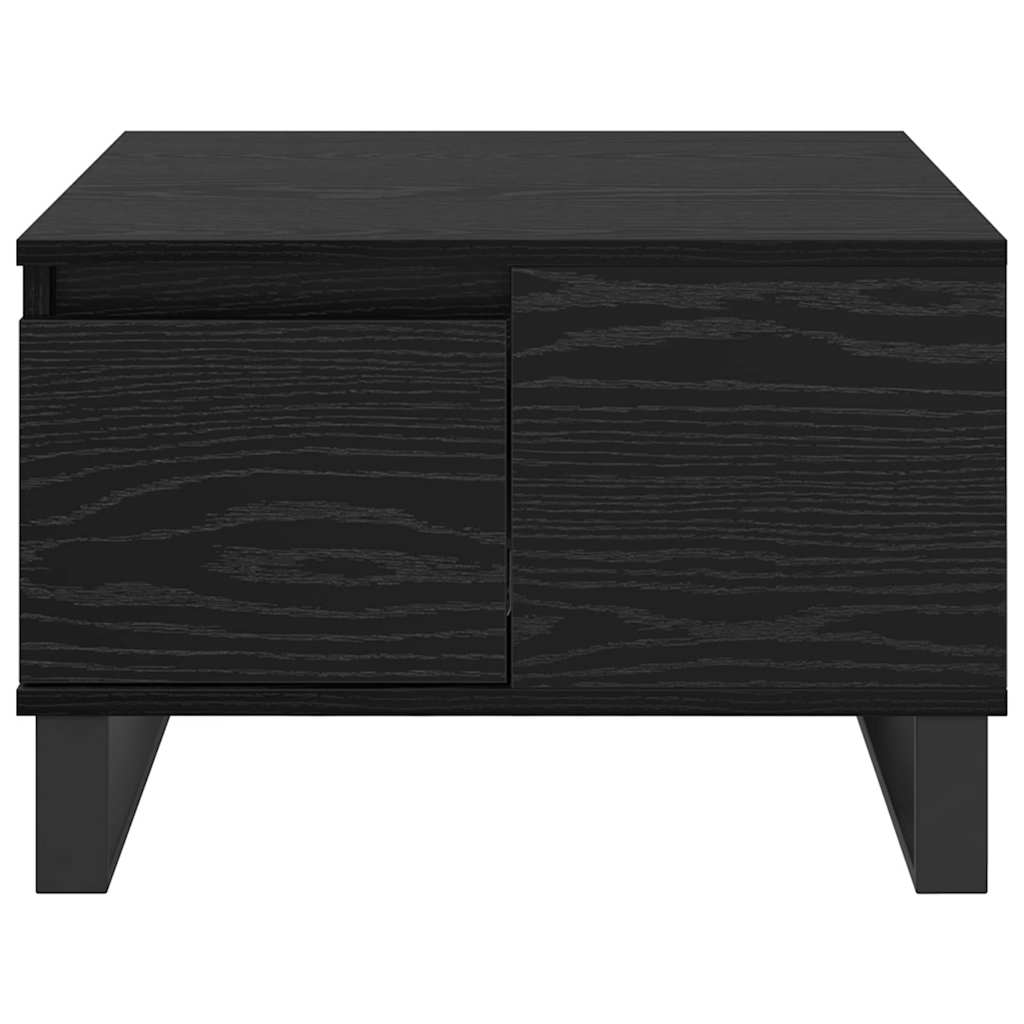 Table basse Chêne noir 55 x 55 x 36.5 cm Bois d'ingénierie - XIOS