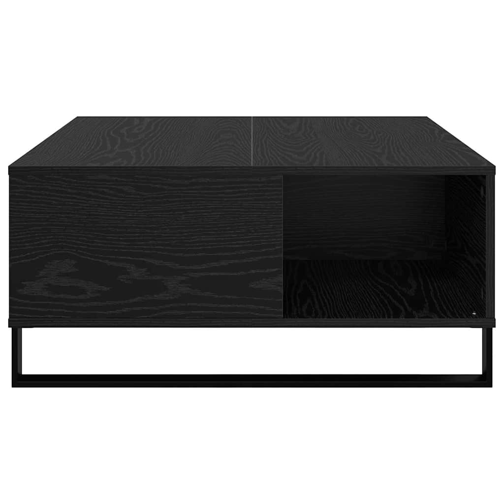 Table basse Chêne noir 80 x 80 x 36,5 cm Bois d'ingénierie - XIOS