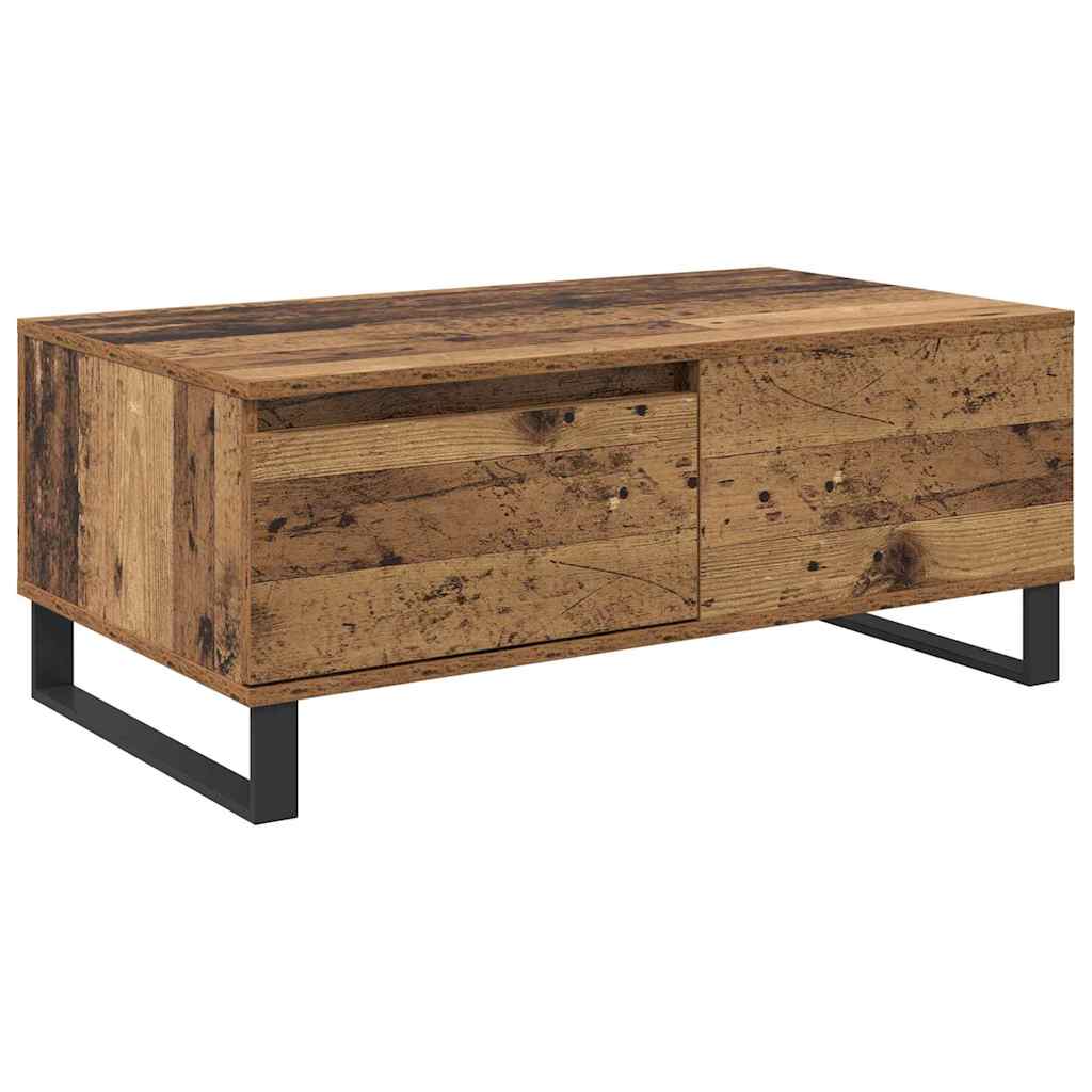 Table basse Bois Ancien 90 x 50 x 36,5 cm Bois d'ingénierie - XIOS
