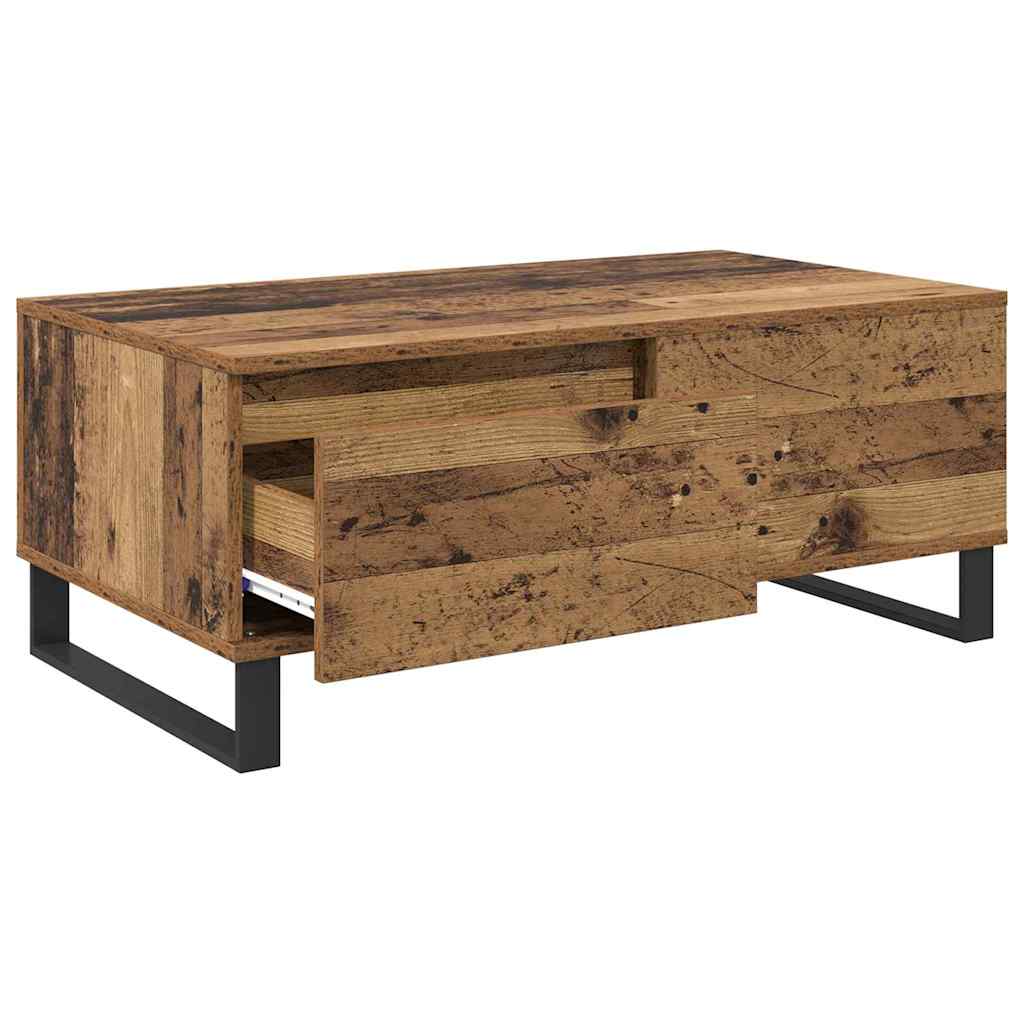 Table basse Bois Ancien 90 x 50 x 36,5 cm Bois d'ingénierie - XIOS