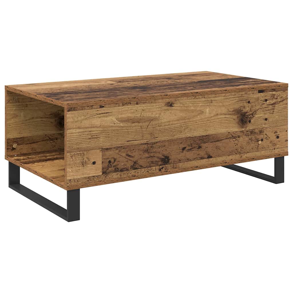 Table basse Bois Ancien 90 x 50 x 36,5 cm Bois d'ingénierie - XIOS