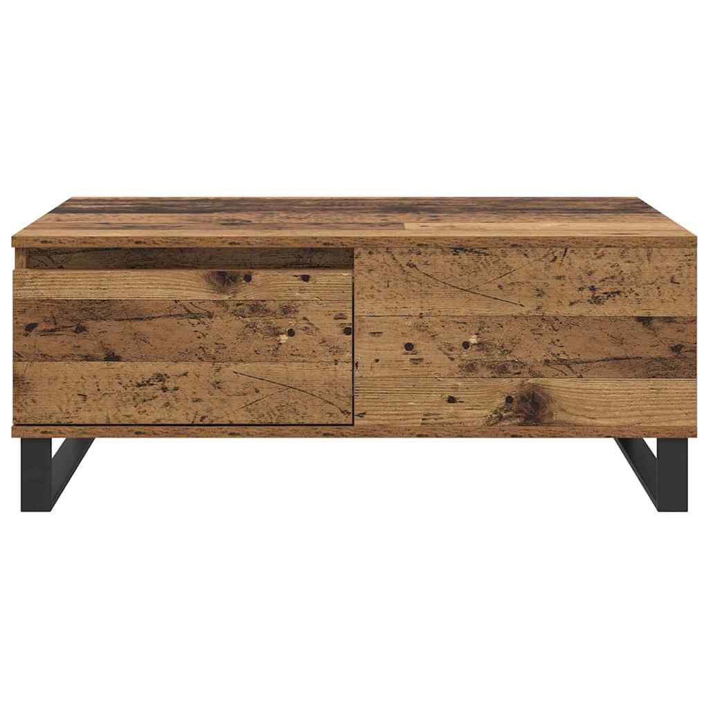 Table basse avec tiroir Bois ancien Bois d'ingénierie - XIOS