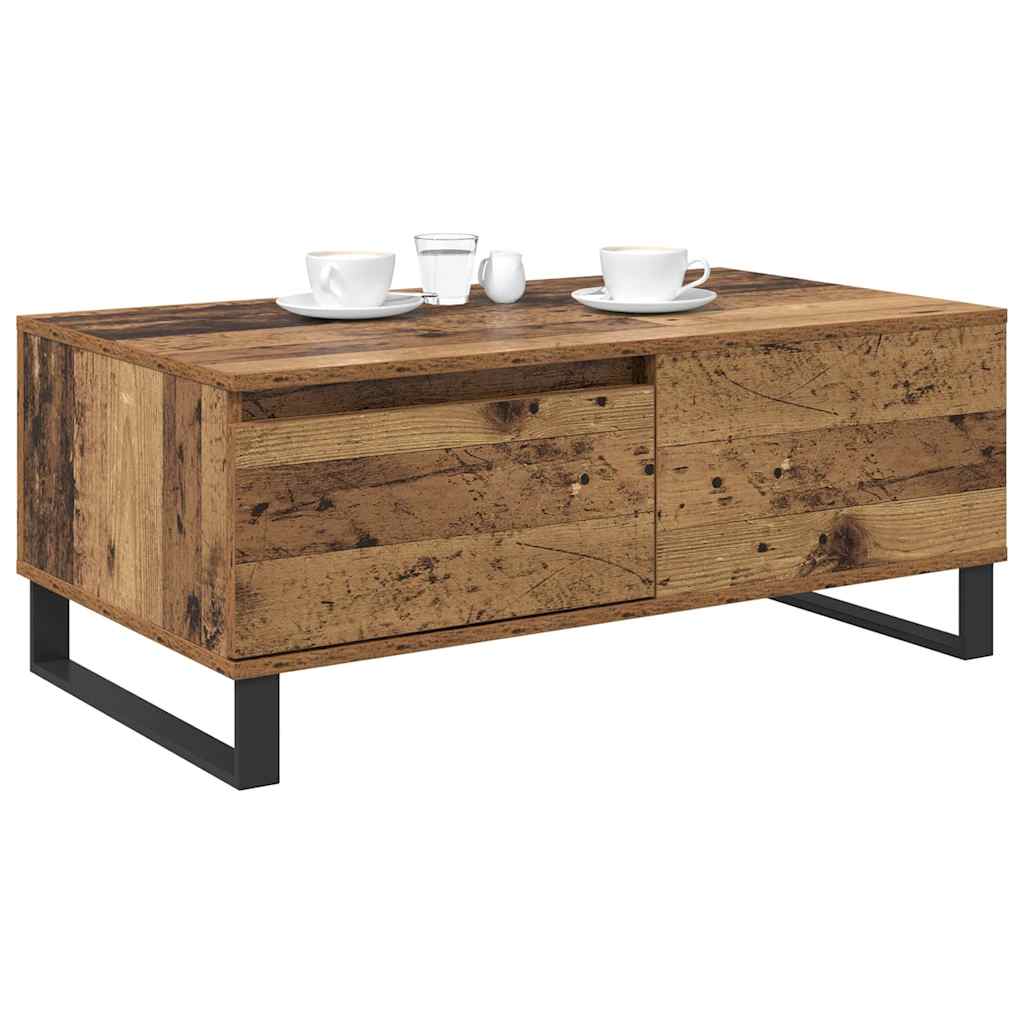 Table basse avec tiroir Bois ancien Bois d'ingénierie - XIOS