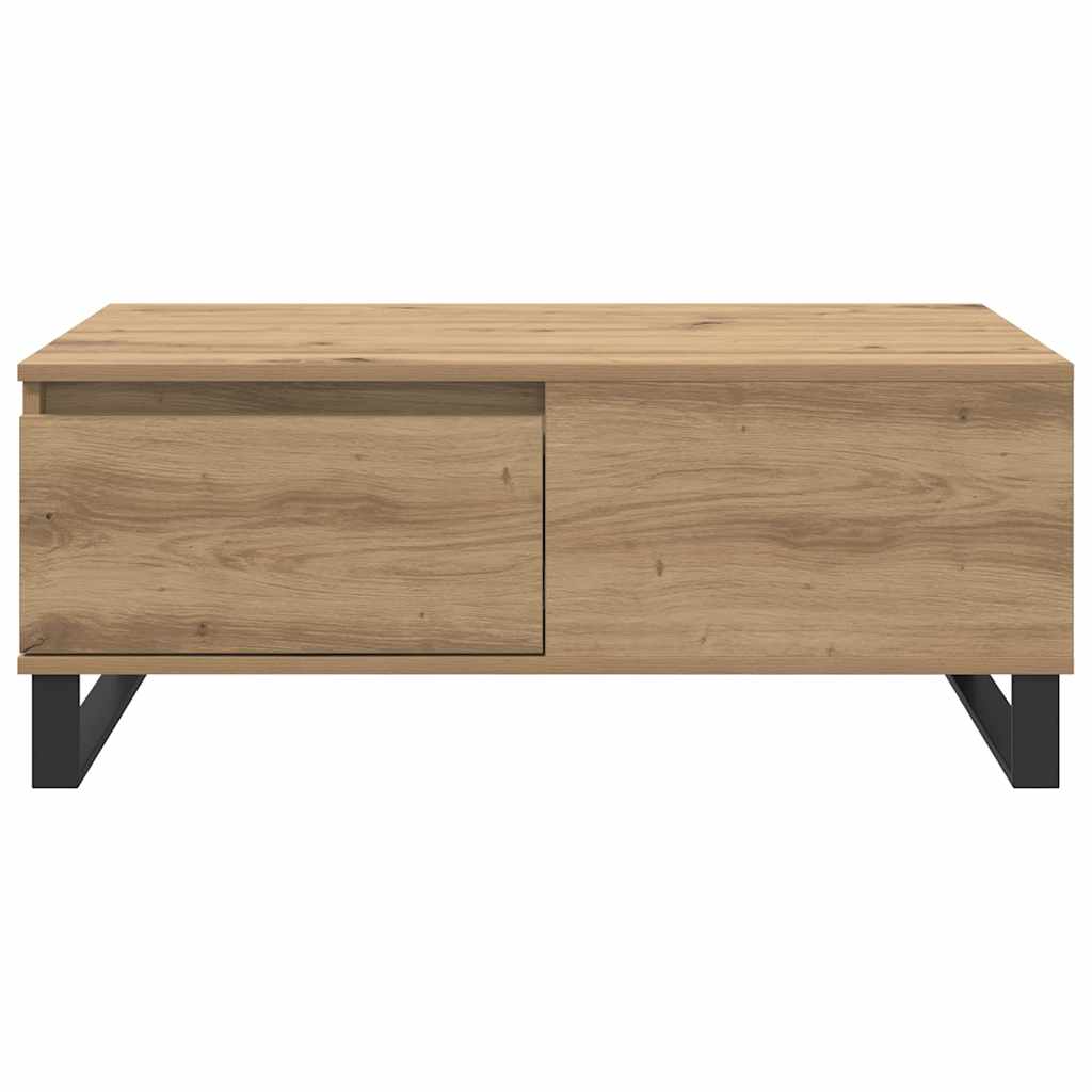 Table basse avec tiroir chêne artisanal Bois d'ingénierie - XIOS