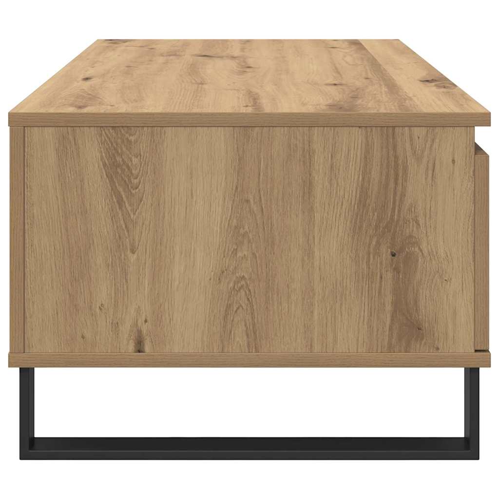 Table basse avec tiroir chêne artisanal Bois d'ingénierie - XIOS