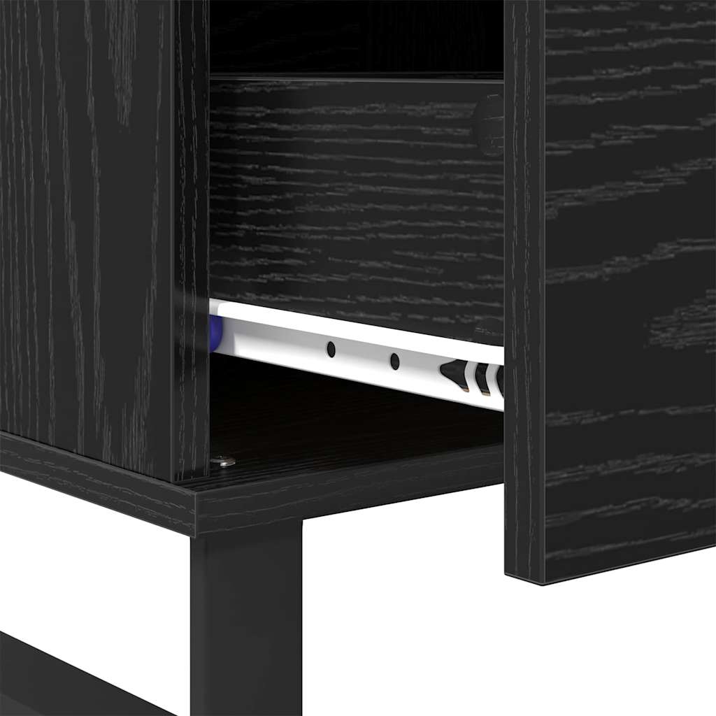 Table basse avec tiroir Chêne noir Bois d'ingénierie - XIOS