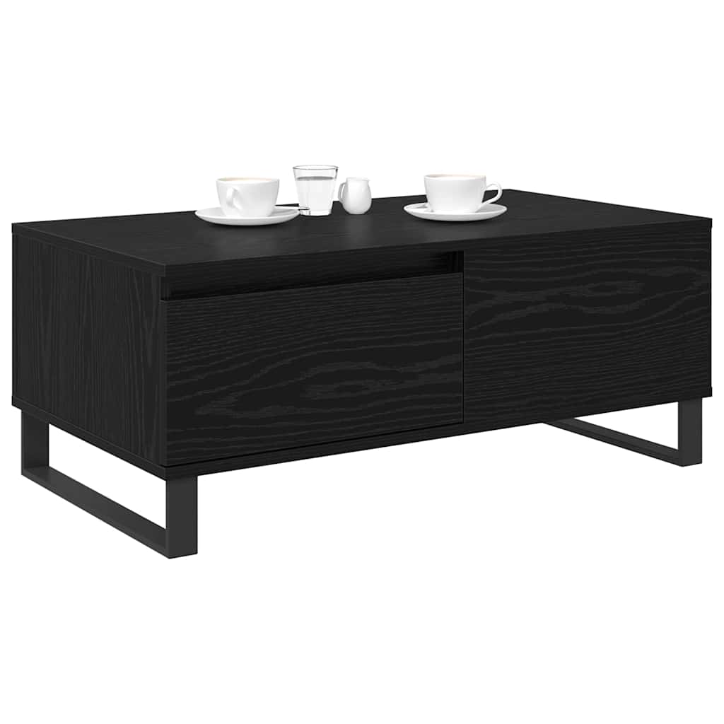 Table basse avec tiroir Chêne noir Bois d'ingénierie - XIOS