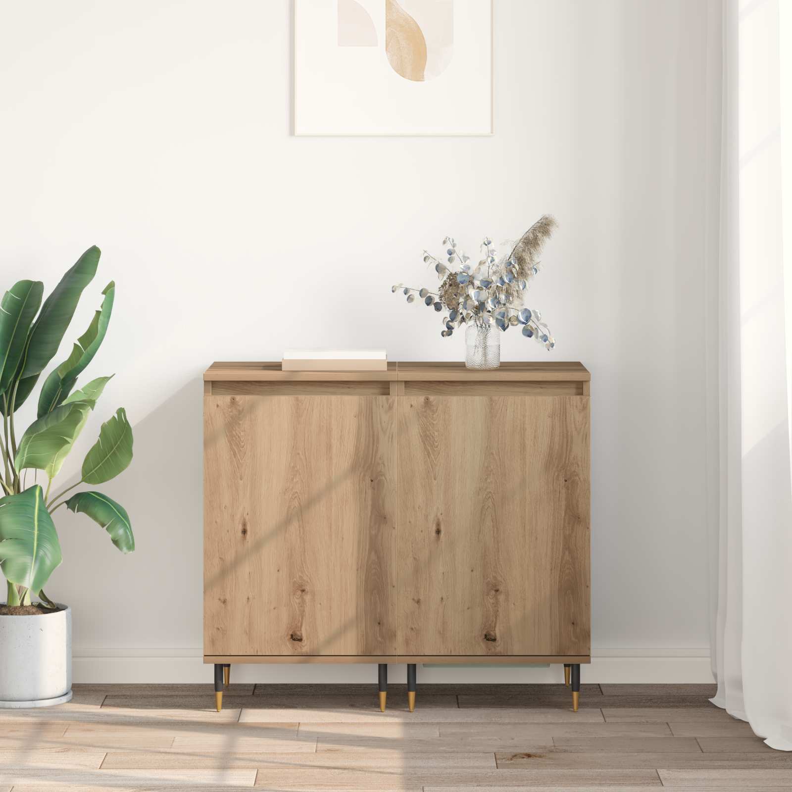 Buffet 2 pcs Chêne artisanal 40 x 35 x 70 cm - XIOS
