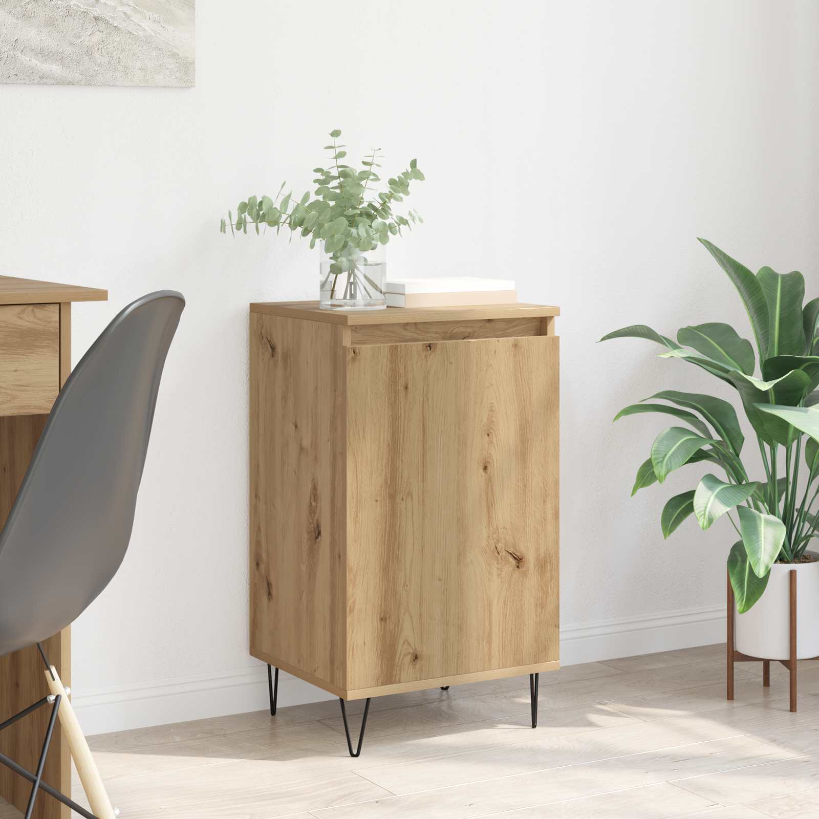 Buffet Chêne artisanal 40 x 35 x 70 cm Bois d'ingénierie - XIOS