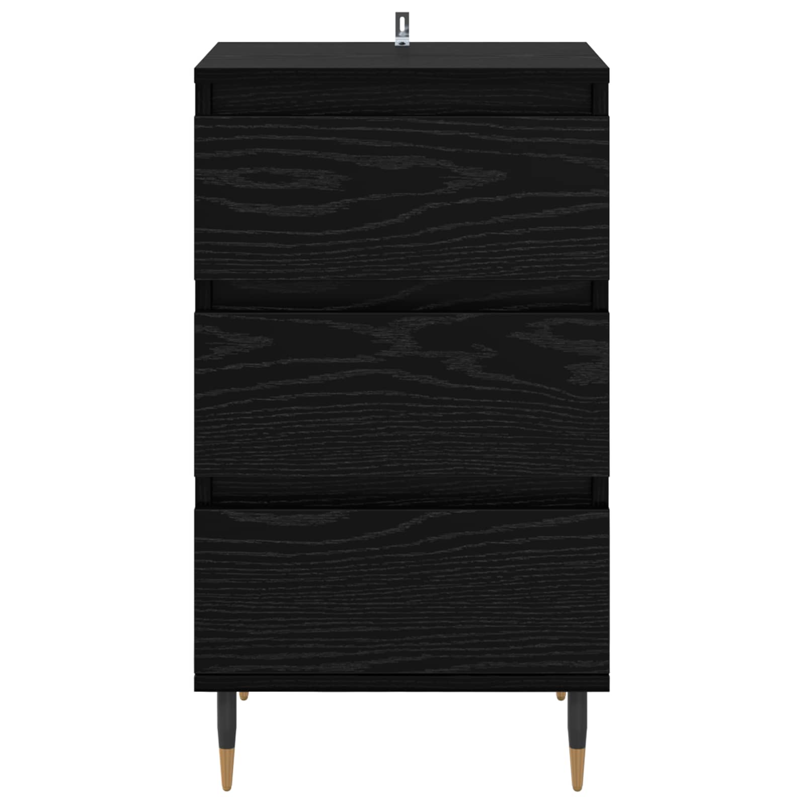 Buffet avec tiroir Chêne noir 35 x 40 x 70 cm Bois d'ingénierie - XIOS