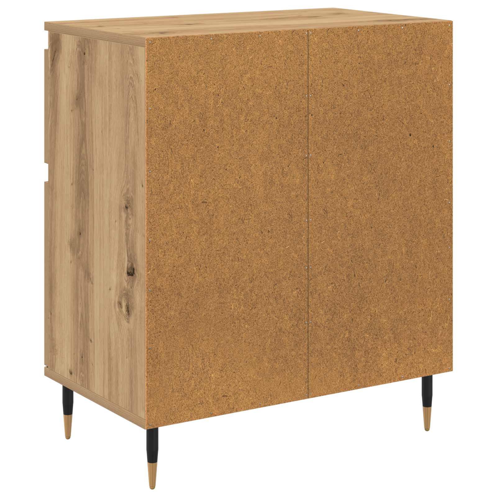 Buffet Chêne artisanal 60 x 35 x 70 cm Bois d'ingénierie et fer - XIOS