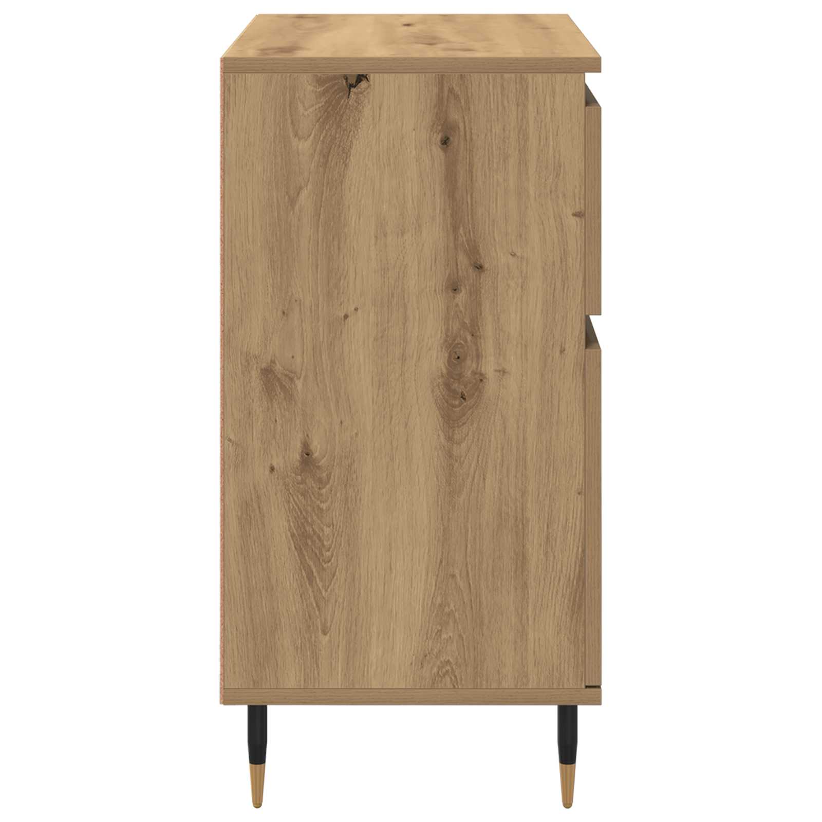 Buffet Chêne artisanal 60 x 35 x 70 cm Bois d'ingénierie et fer - XIOS