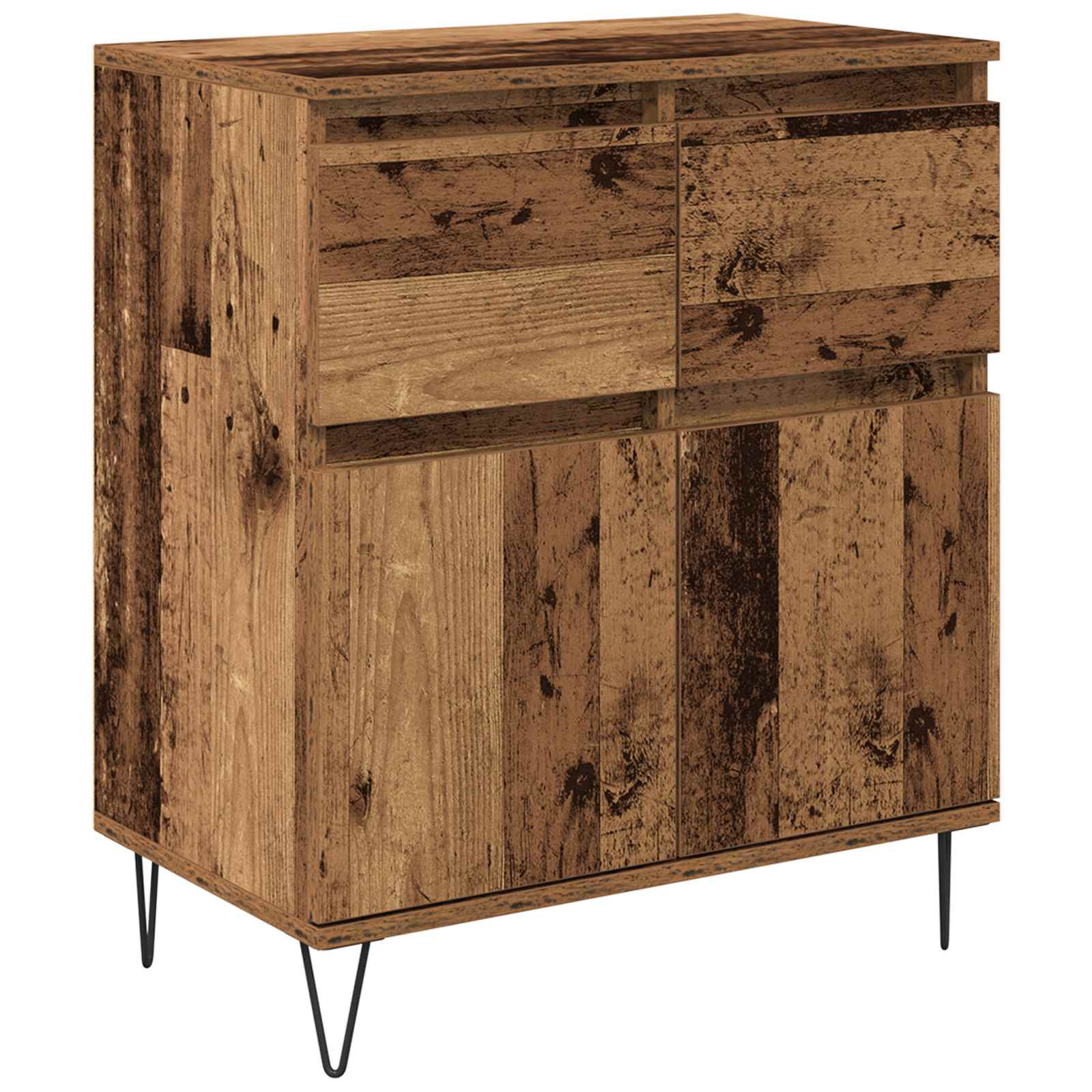 Buffet Bois Ancien 60 x 35 x 70 cm Bois d'ingénierie et fer - XIOS