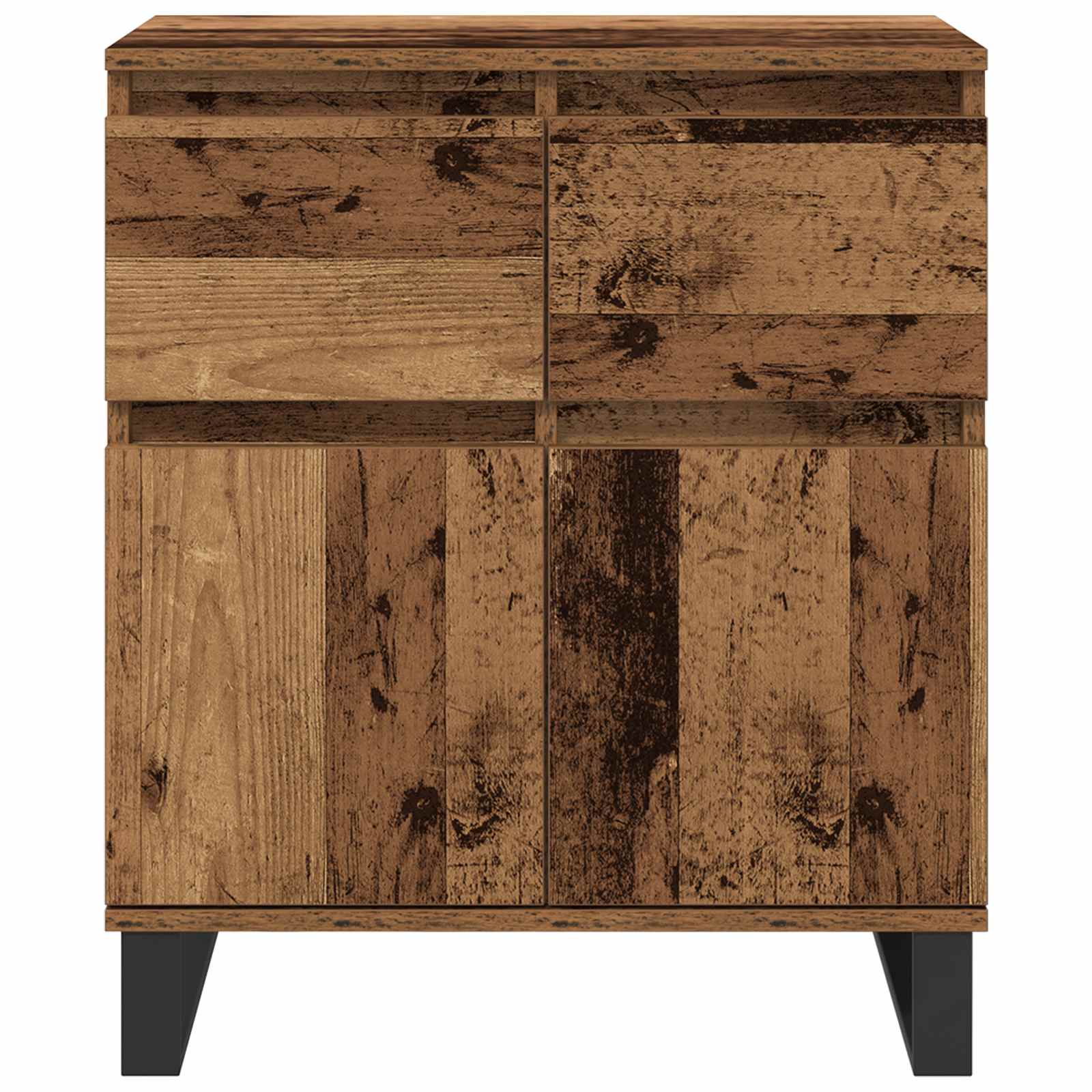 Buffet Bois Ancien 60 x 35 x 70 cm Bois d'ingénierie et fer - XIOS