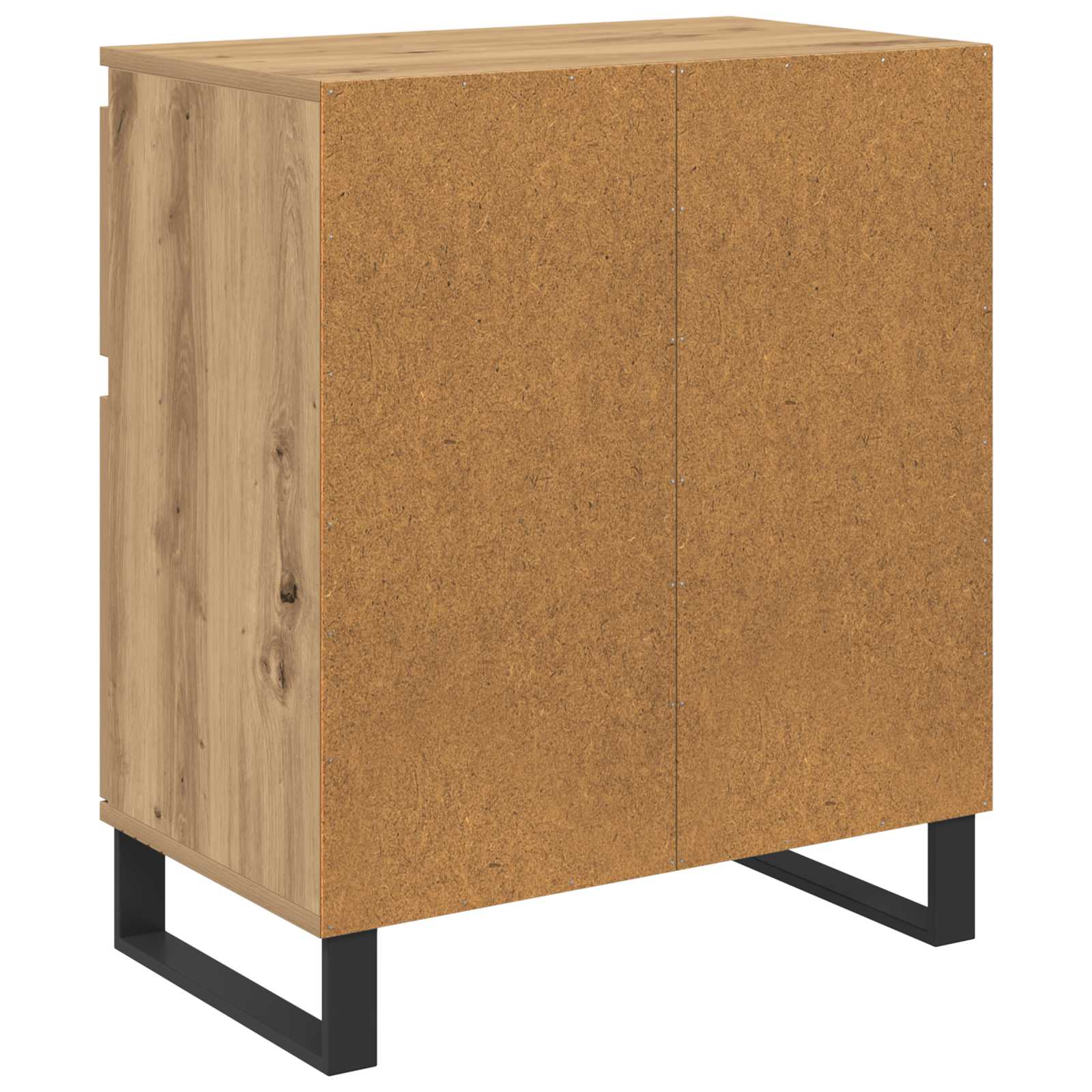 Buffet Chêne artisanal 60 x 35 x 70 cm Bois d'ingénierie et fer - XIOS
