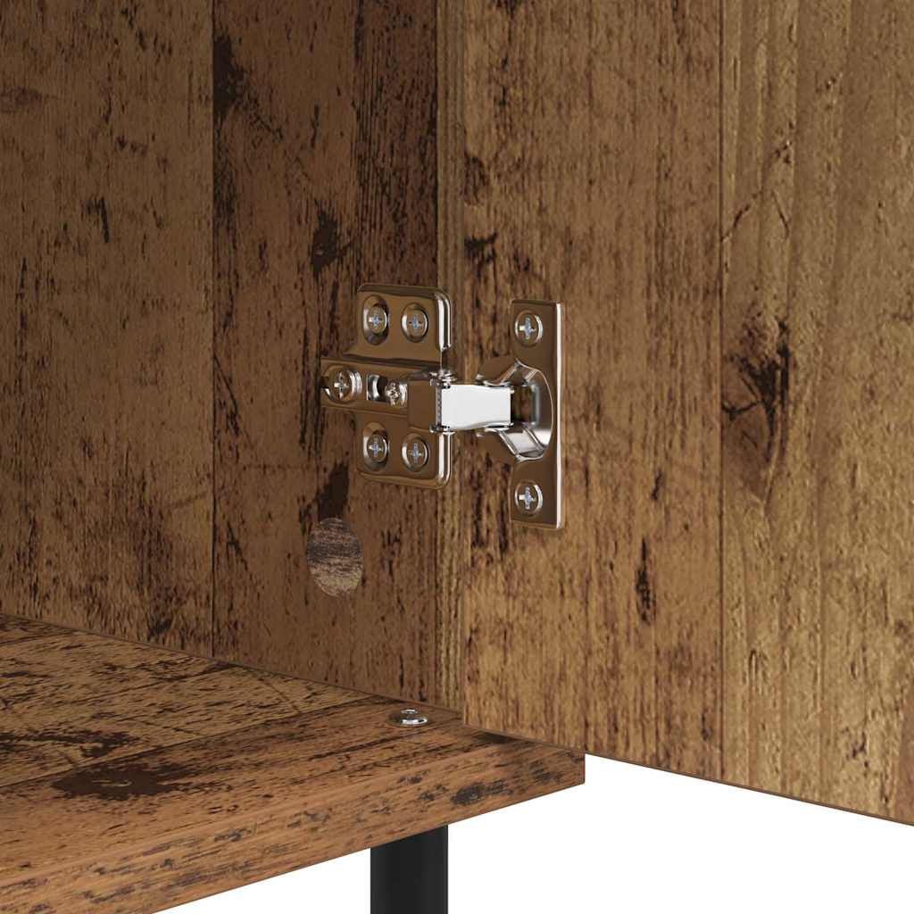 Buffet Bois Ancien 40 x 35 x 70 cm Bois d'ingénierie et fer - XIOS