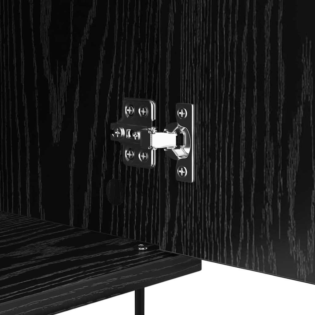 Buffet avec tiroir Chêne noir 35 x 40 x 70 cm Bois d'ingénierie - XIOS