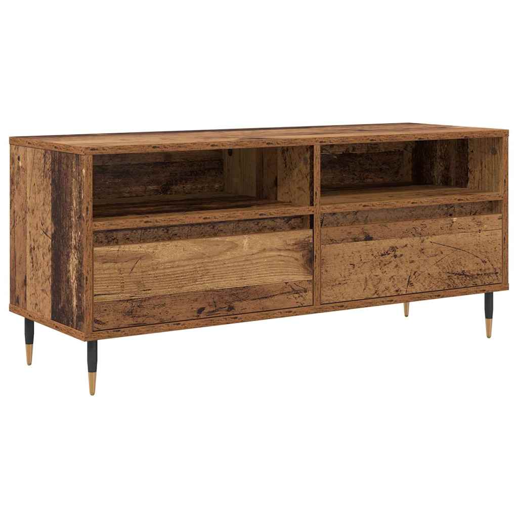 Meuble TV avec tiroir Bois Ancien 100 x 34,5 x 44,5 cm - XIOS