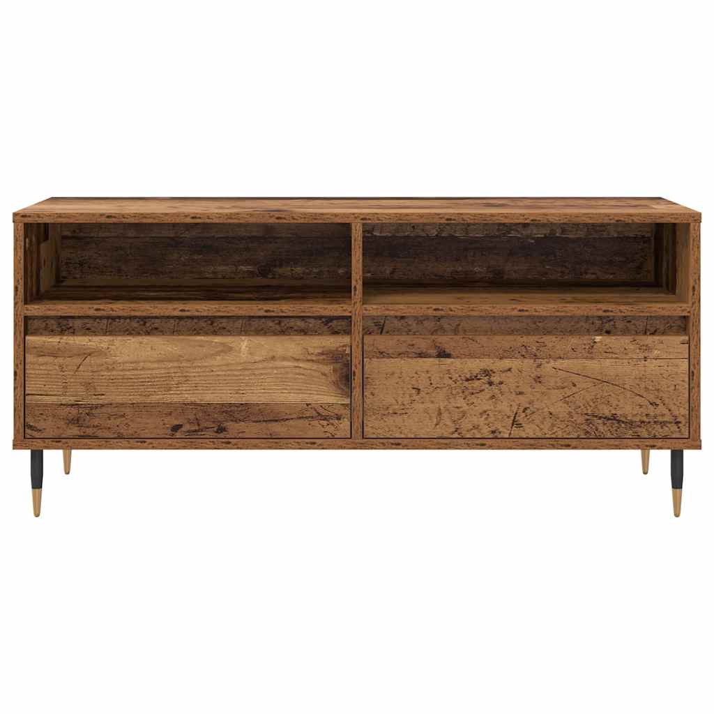 Meuble TV avec tiroir Bois Ancien 100 x 34,5 x 44,5 cm - XIOS