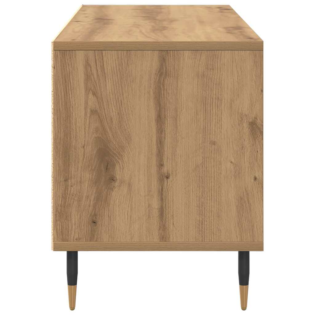 Meuble TV avec tiroir Chêne artisanal 100 x 34,5 x 44,5 cm - XIOS