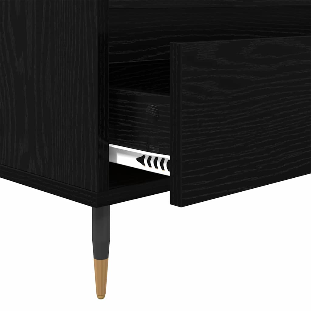 Meuble TV avec tiroir Chêne noir 100 x 34,5 x 44,5 cm - XIOS