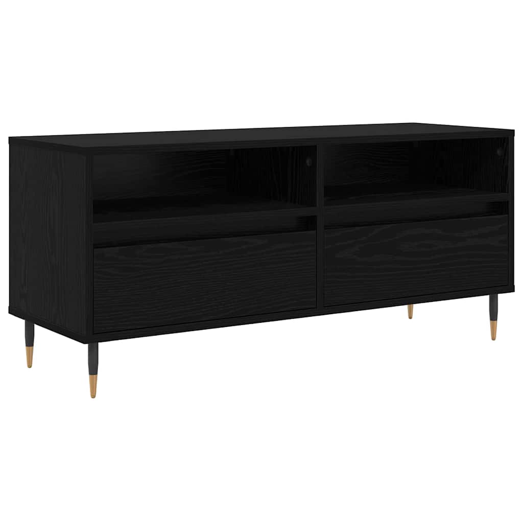 Meuble TV avec tiroir Chêne noir 100 x 34,5 x 44,5 cm - XIOS