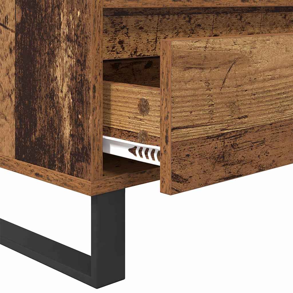 Meuble TV avec tiroir Bois Ancien 100 x 34,5 x 44,5 cm - XIOS