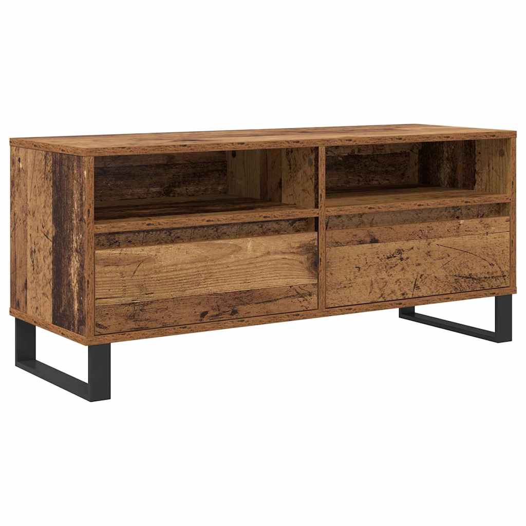 Meuble TV avec tiroir Bois Ancien 100 x 34,5 x 44,5 cm - XIOS