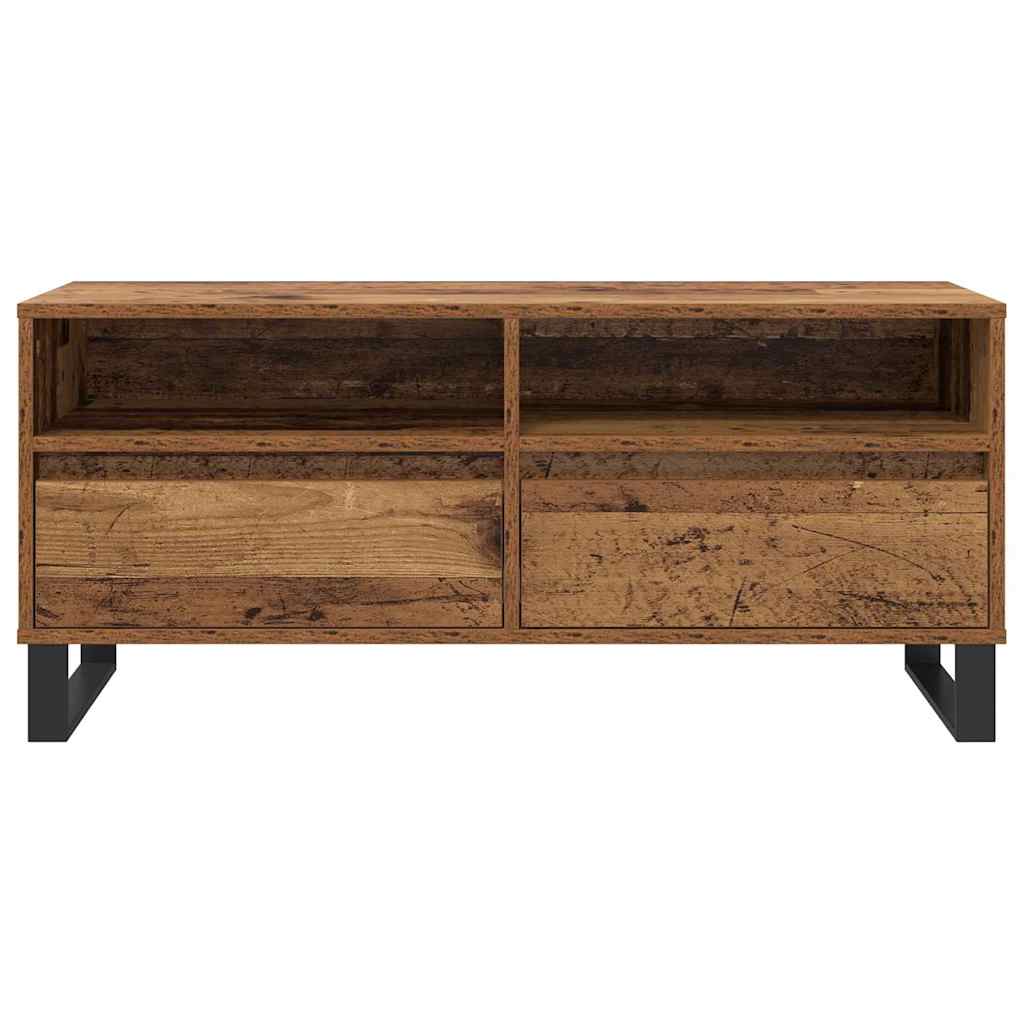 Meuble TV avec tiroir Bois Ancien 100 x 34,5 x 44,5 cm - XIOS