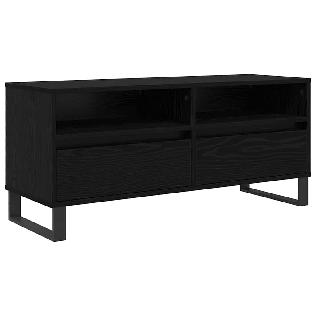 Meuble TV avec tiroir Chêne noir 100 x 34,5 x 44,5 cm - XIOS