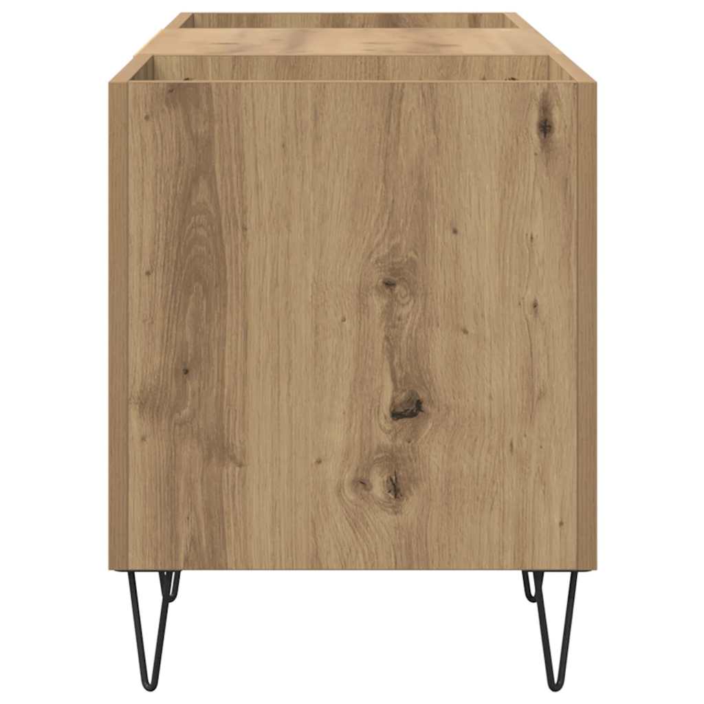 Meuble à vinyles Chêne artisanal 121 x 38 x 48 cm - XIOS