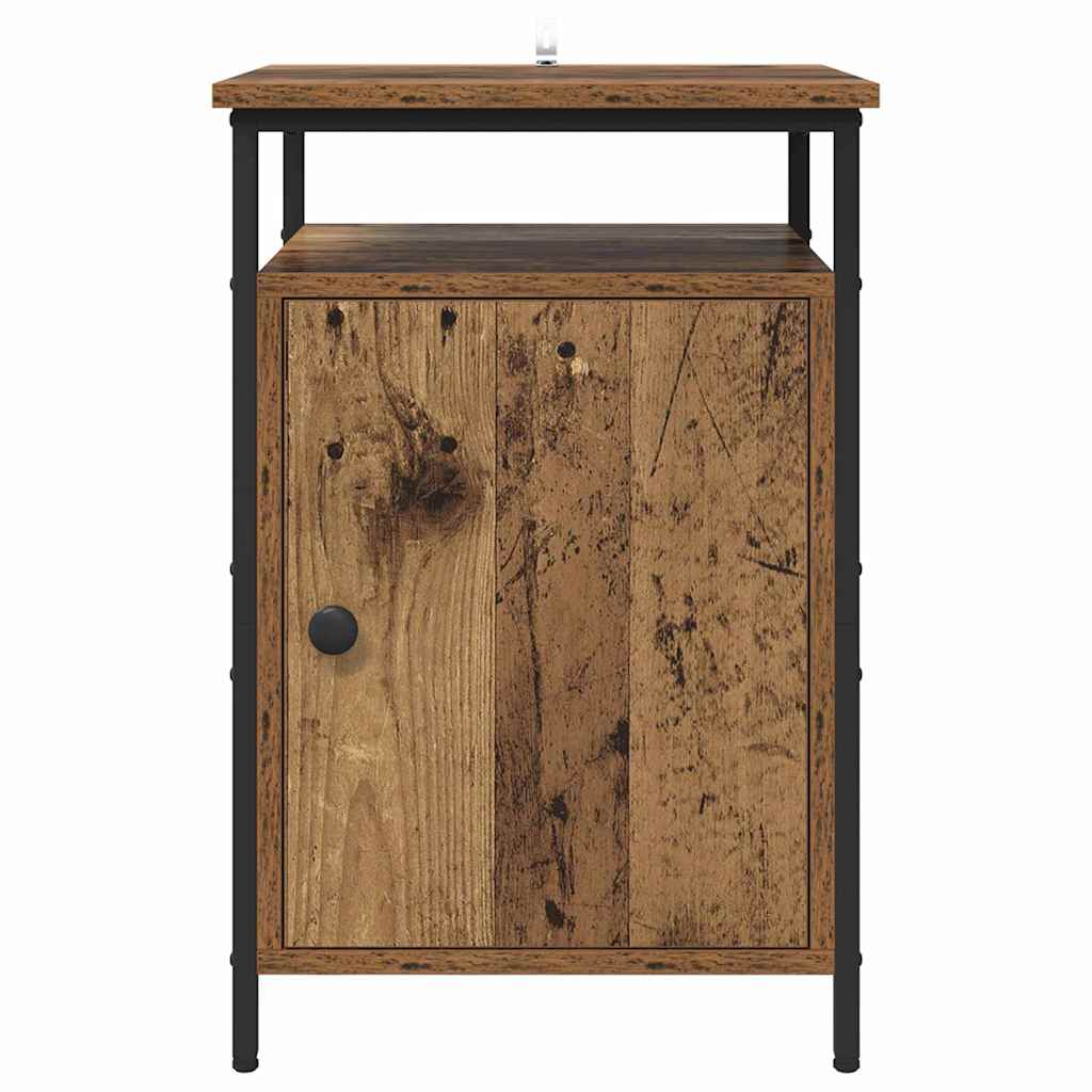 Cabinet de chevet Bois Ancien 40 x 42 x 60cm Bois d'ingénierie - XIOS