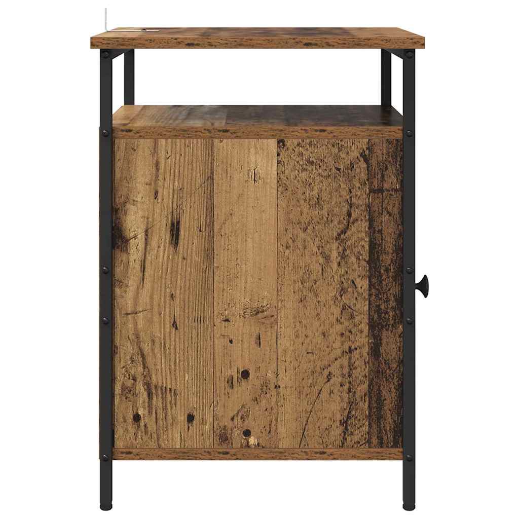 Cabinet de chevet Bois Ancien 40 x 42 x 60cm Bois d'ingénierie - XIOS