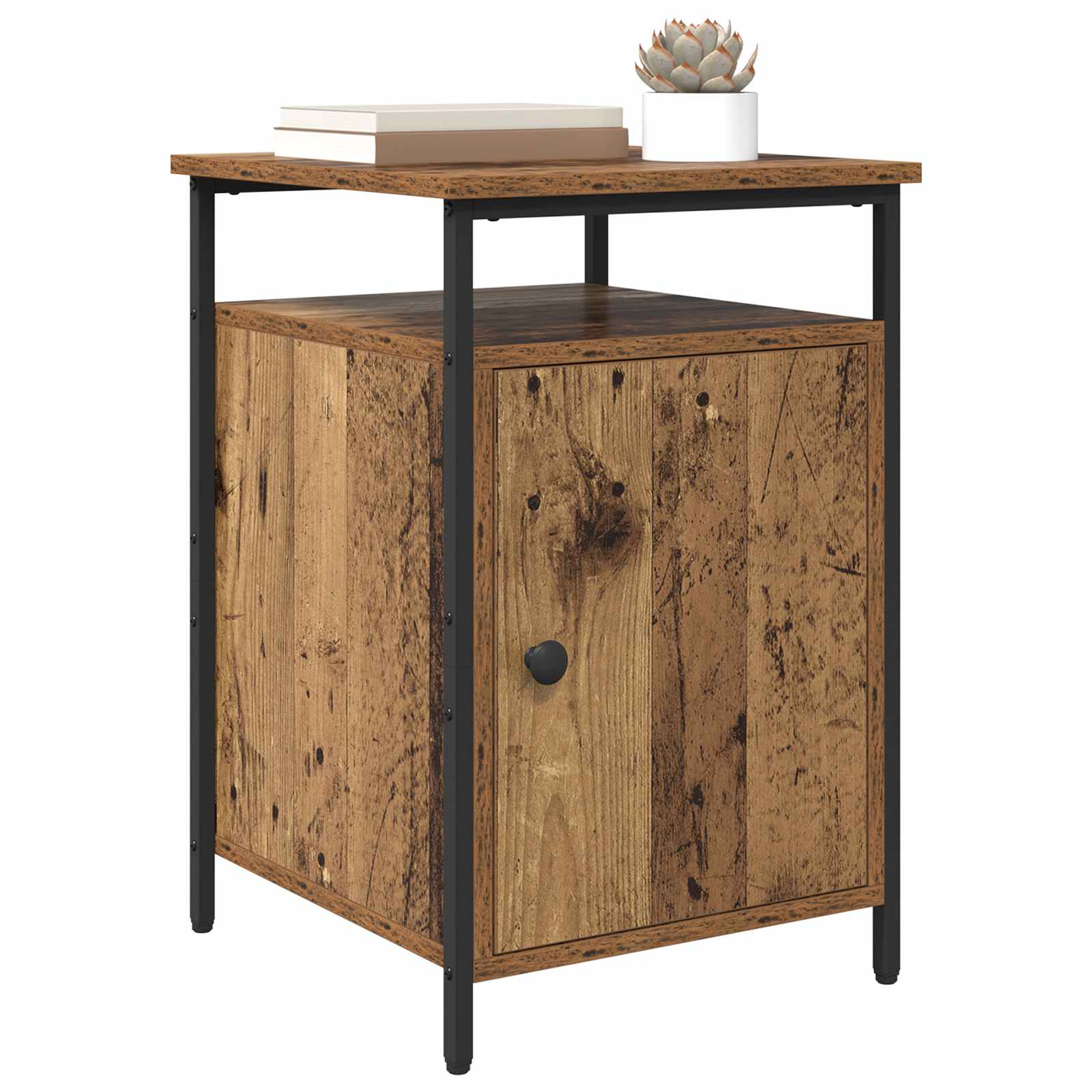 Cabinet de chevet 2 pcs Bois ancien 40 x 42 x 60cm - XIOS