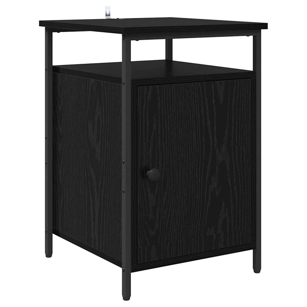 Cabinet de chevet 2 pcs Chêne noir 40 x 42 x 60cm - XIOS
